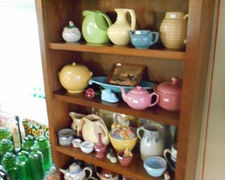 nice asst pottery,pitchers, tea pots