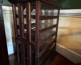 Antique spool cabinet