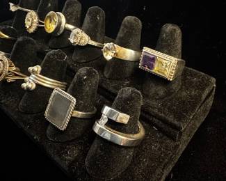 Sterling rings