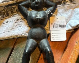 Naughty Nellie Cast Iron Boot