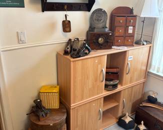 Wooden Containers, Antique Tools