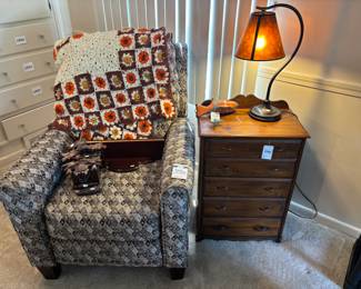 Coo-Coo Clock, Downrigger Fish Weight, Chest of Drawers