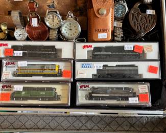Watches, Toy Trains