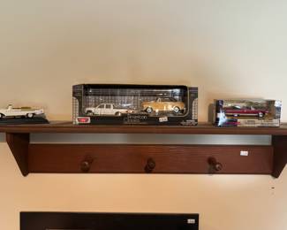 Wooden Shelf, Model Cars