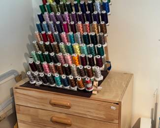 Thread, Wooden Thread Rack