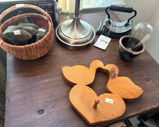 Baskets, Wooden Duck Decor