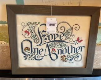 Love One Another Needlepoint