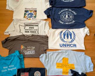 Groups and charities our hero worked with or supported