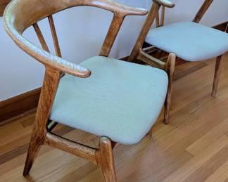 Torbiorn Afdal for Bruksbo Norwegian MCM chairs, set of 4