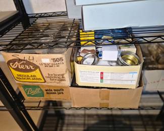Kerr caning supplies and jars