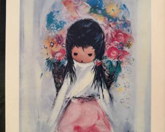 Vintage Ettore (Ted) DeGrazia  print