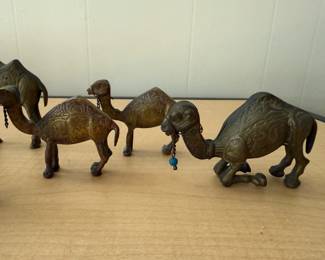 Vintage Brass Camel Collection