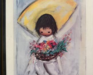 Vintage Ettore (Ted) DeGrazia  print