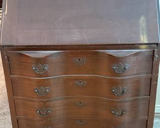 Vintage Mahogany Chippendale Desk