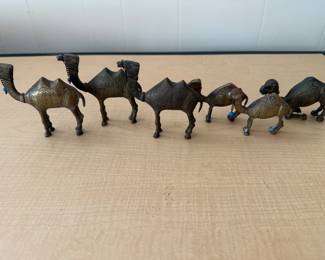 Vintage Brass Camel Collection