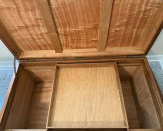 Carved Storage chest. (Hope Chest)