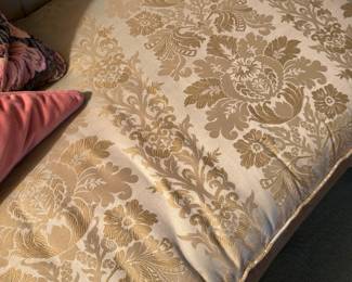 Damask Upholstery on Sofa