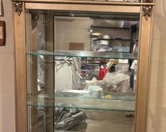 Glass Front and Glass Side Display Cabinet