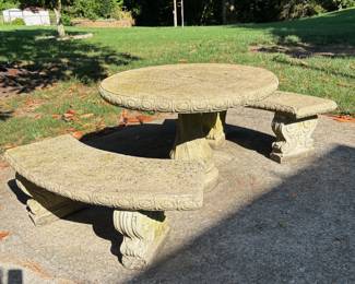 Concerte Table and 2 Benches - Bring Help Loading!!