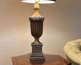 Pair of Lamps and SideTable