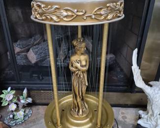 Working MCM Creator's Mineral Oil Greek Goddess Lamp, 31"tall, Rare