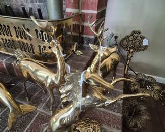 Brass horse and Brass Elk