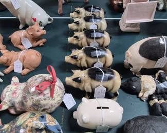 Pig banks and cast iron ones