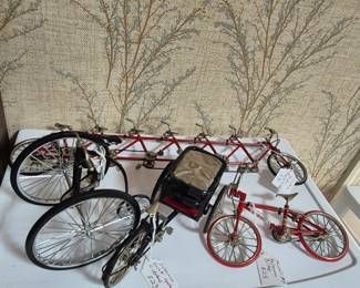 Salesman Sample Die cast bicycles