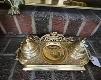 Brass ink well