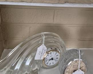 Glass clocks