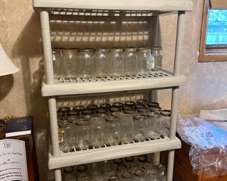 Vintage canning jars