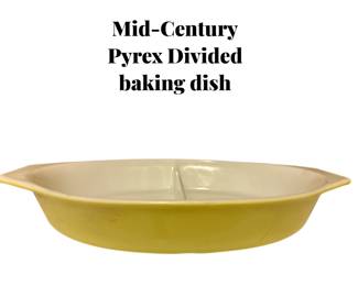 Mid-Century Pyrex Divided baking dish