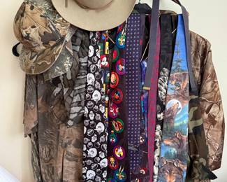 Ties; hunting gear