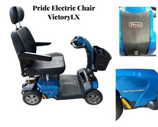 Pride Victory LX Sport four wheel mobility scooter - runs amazing!