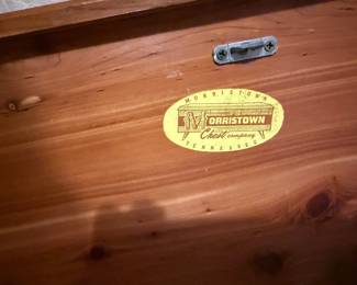Morristown Cedar Chest - amazing condition!