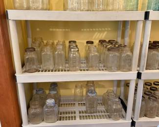 Vintage canning jars