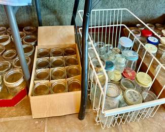 Vintage canning jars