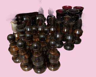 Avon Chess Cologne Bottles