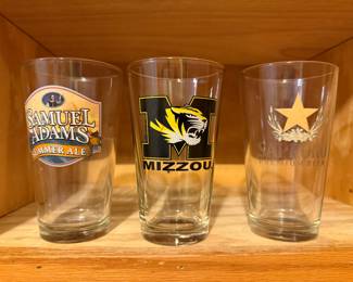 Beer Glasses - Samuel Adams, Mizzou