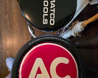 2 bar stools, AC Airfilter, Matco tools