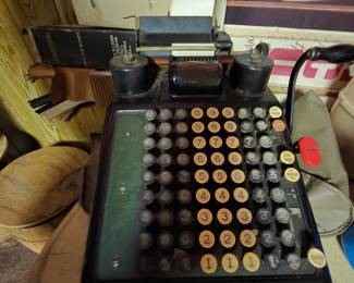 Burroughs adding machine, Circa 1920's