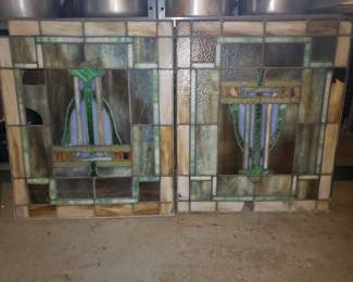Original stain glass, chicago windows