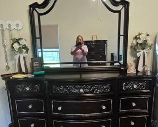 Dresser with Mirror part of Bedroom Set