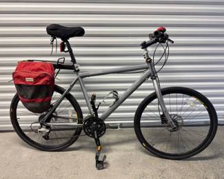83 MarinPointReyesHybridBike17wBlackburnBagShimano
