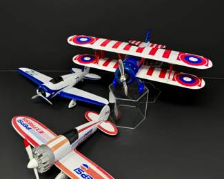 53 SpecCastDieCastMetalPlanesPepsi72RacerBiplane
