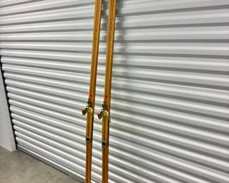 4 VintageTrnderSkiWoodenCrossCountrySkisMadeinNorway