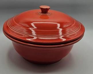 fiestaware lidded dish