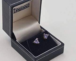 14k tananite earrings