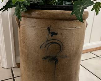 Antique Red Wing stoneware crock.