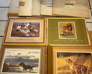 Numerous Remmington art portfolios.